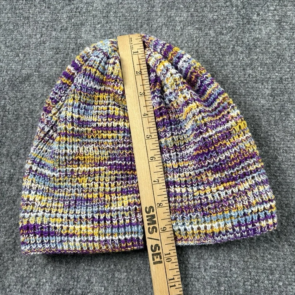 Forbusite Winter Slouchy Knit Beanie Space Dye Colorful Marled Knit Gorpcore Ski